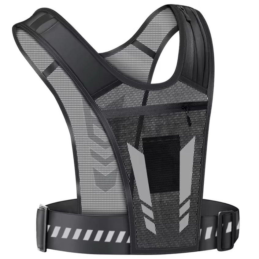 Ultra-Lightweight Reflective Running Vest - PacePro + Free Hydration Bottle