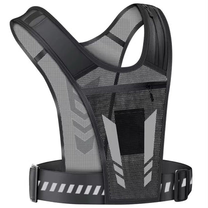 Ultra-Lightweight Reflective Running Vest - PacePro + Free Hydration Bottle